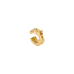 Paola Vilas female body earcuff in sterling silver with 18k gold plating