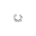 Paola Vilas earcuff featuring a female body in sterling silver