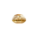 Paola Vilas chevalier ring of a mouth in sterling silver and 18k gold plating