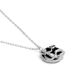 Paola Vilas zodiac necklace of Capricorn in sterling silver