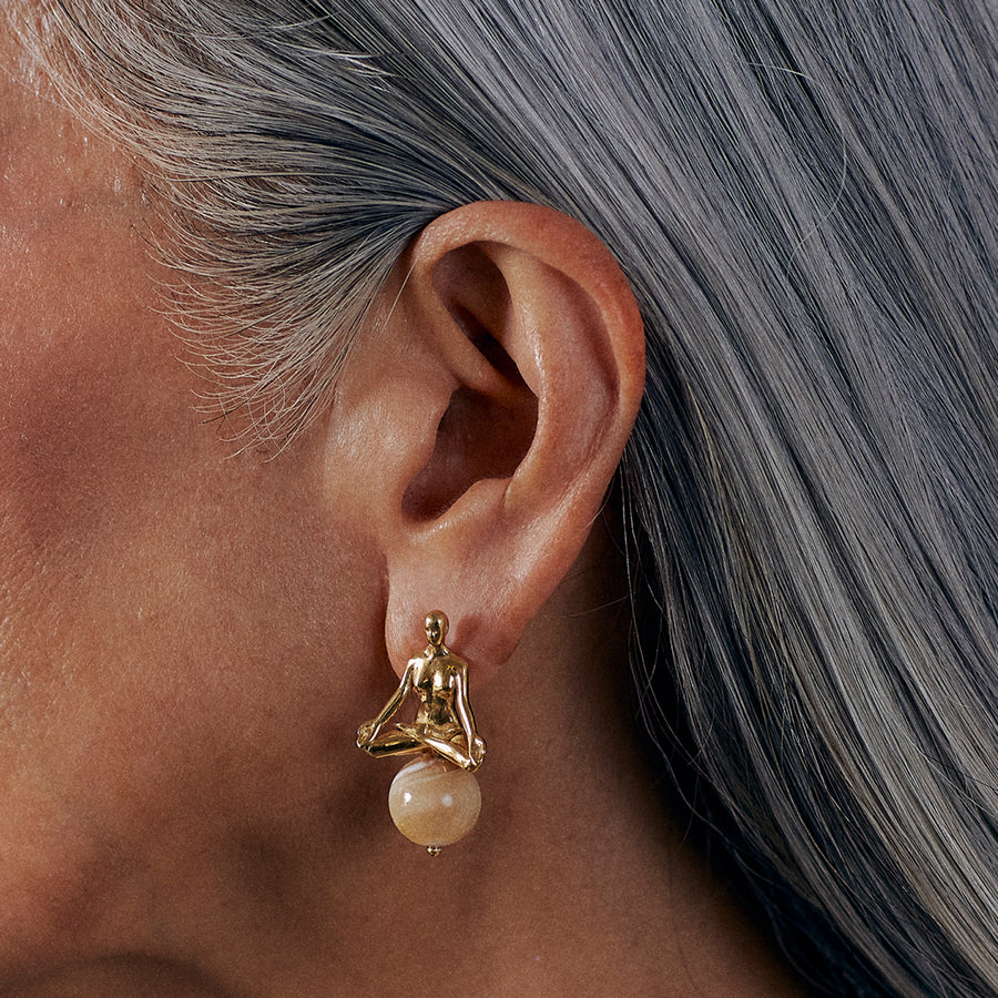 Transe Madre Earrings Gold