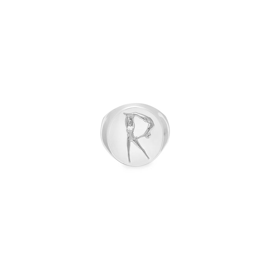 Eugênia Alphabet Ring Silver