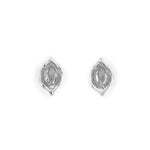 Paola Vilas, earrings, sterling silver, vulva, Audre