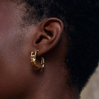 Paola Vilas Louise Sterling Silver figure stud earring