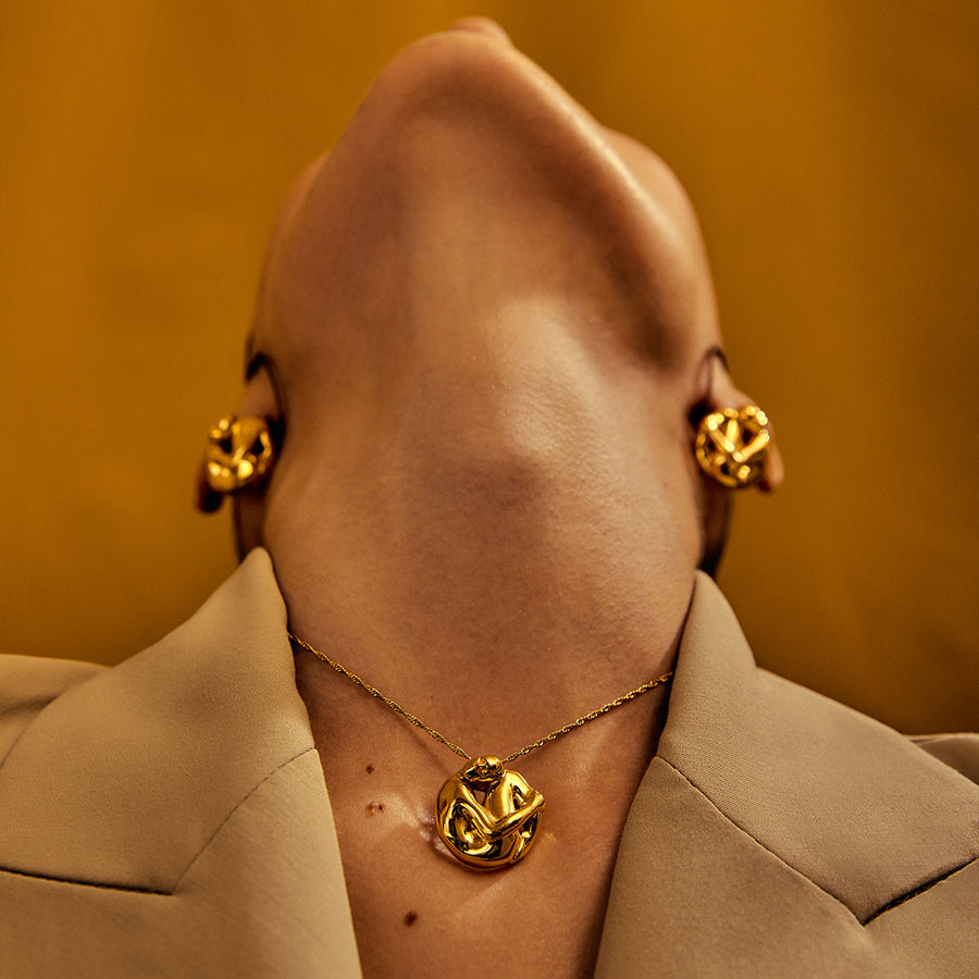 Cocoon Eugênia Earrings Gold Plated